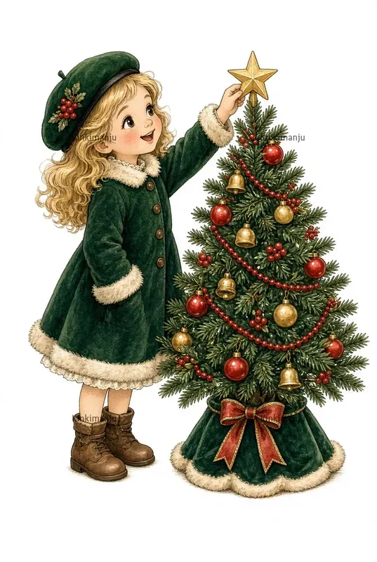 Cute Christmas Kids Clipart 100 Packs