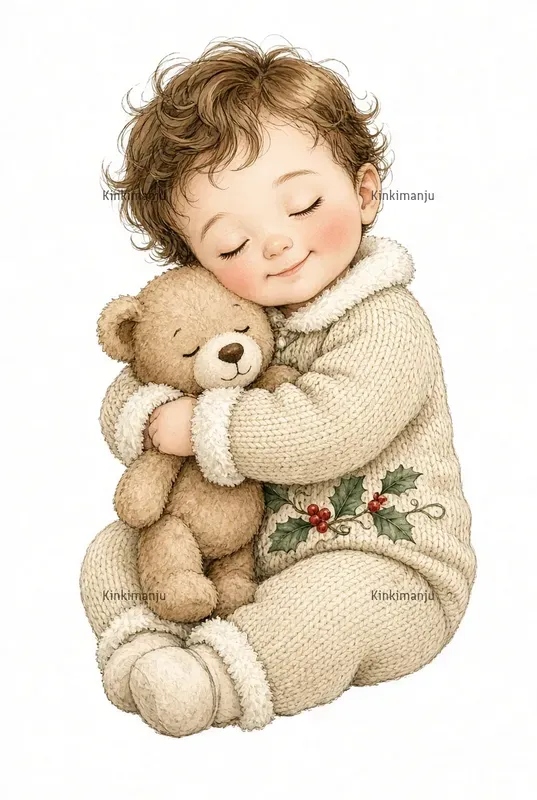 Cute Christmas Kids Clipart 100 Packs