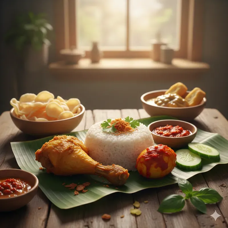 Indonesian Breakfast Stock Photos