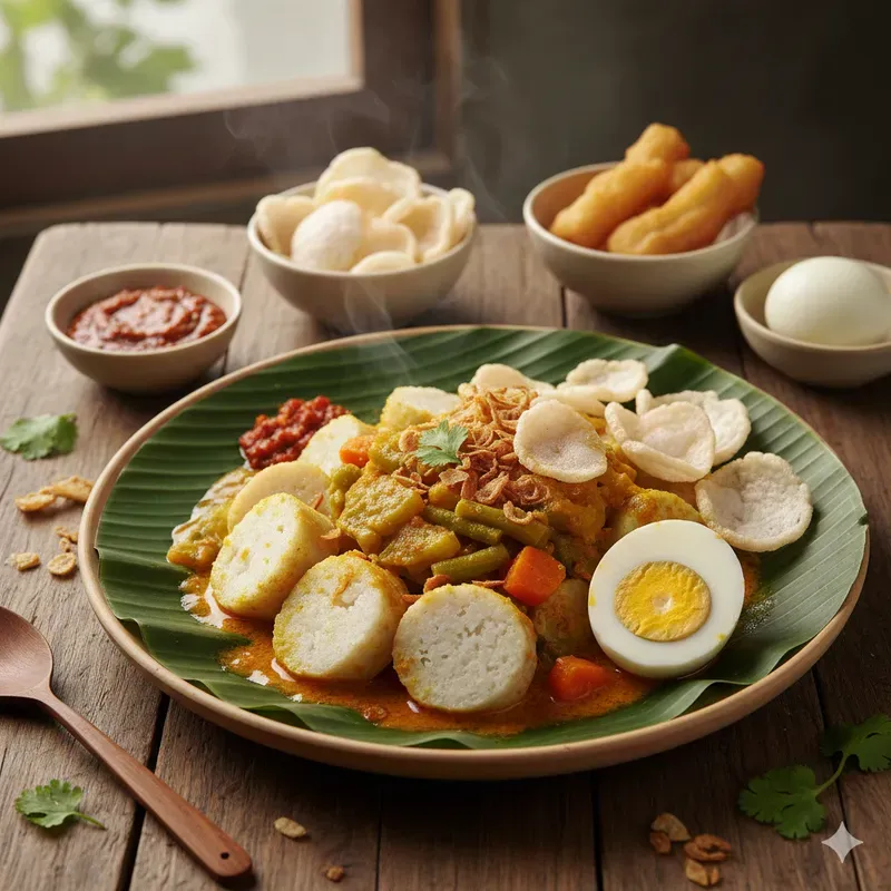 Indonesian Breakfast Stock Photos