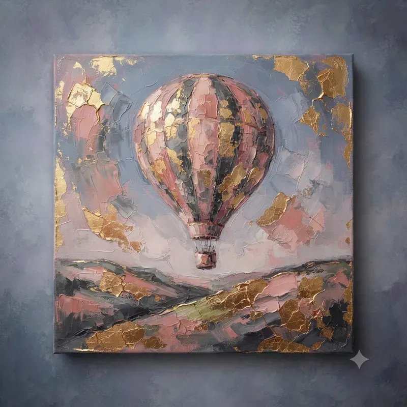 Gold Leaf Oil Paintings