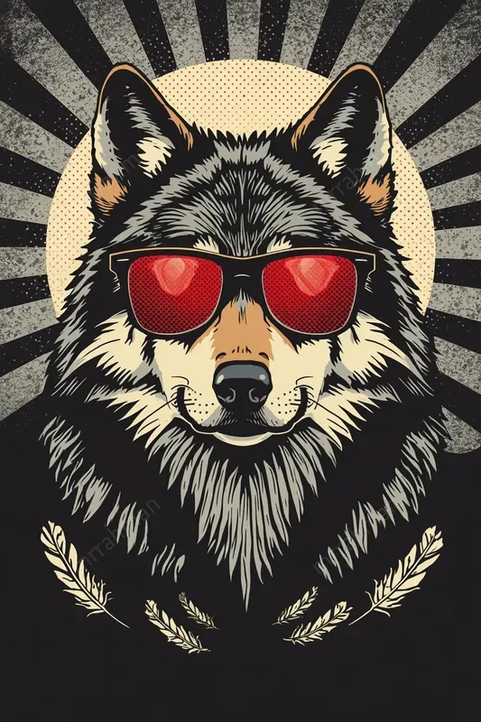Popart Sunglasses Animal Portraits