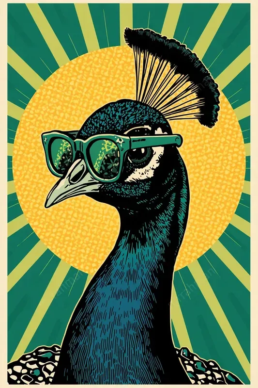 Popart Sunglasses Animal Portraits