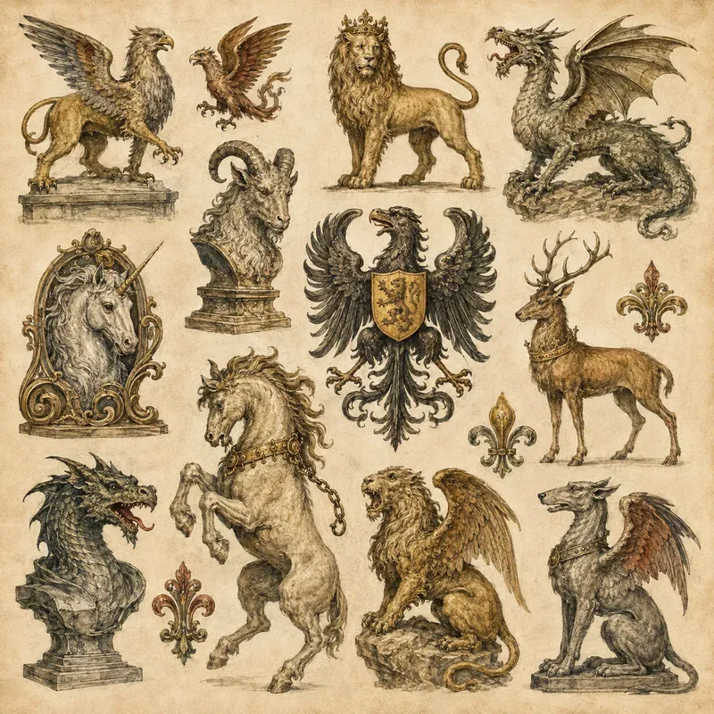 Antique Curiosity Illustration Plates