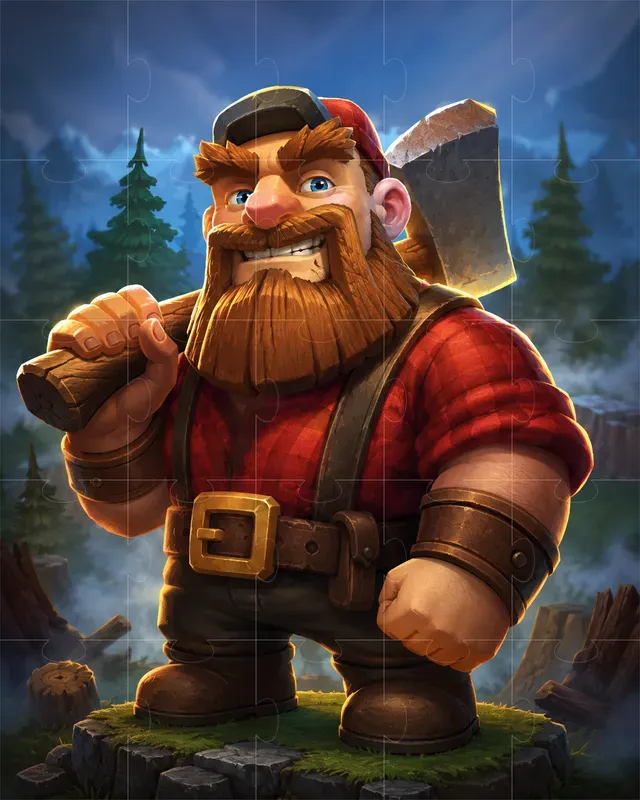 Clash Of Clans Style Portrait Art
