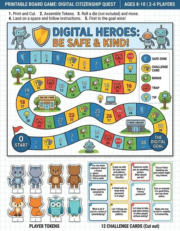Cybersecurity Board Game Printables