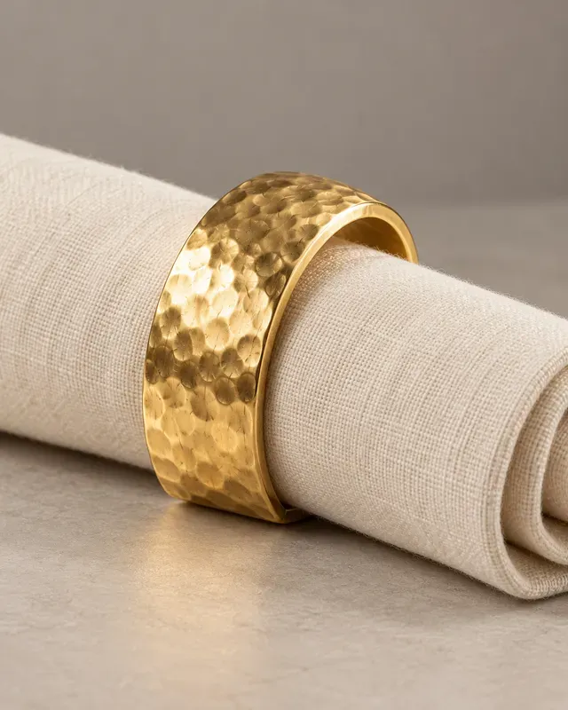 Sculptural Table Napkin Rings