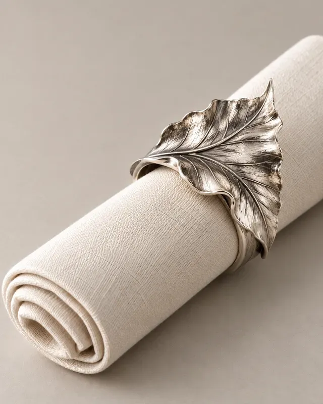 Sculptural Table Napkin Rings
