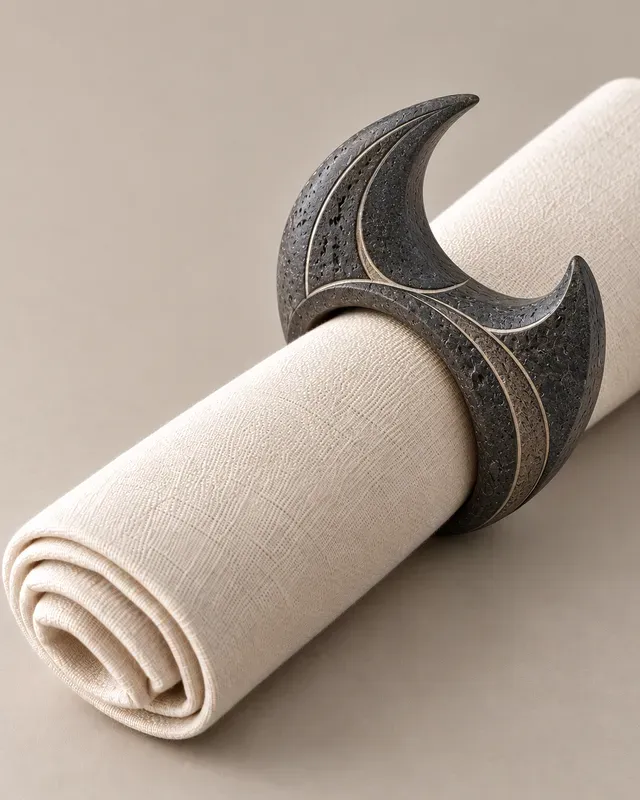 Sculptural Table Napkin Rings