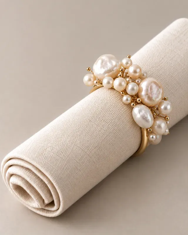 Sculptural Table Napkin Rings
