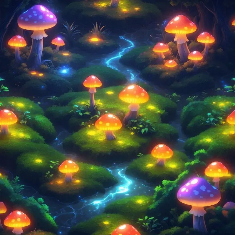 Seamless 2D Fantasy Game Textures