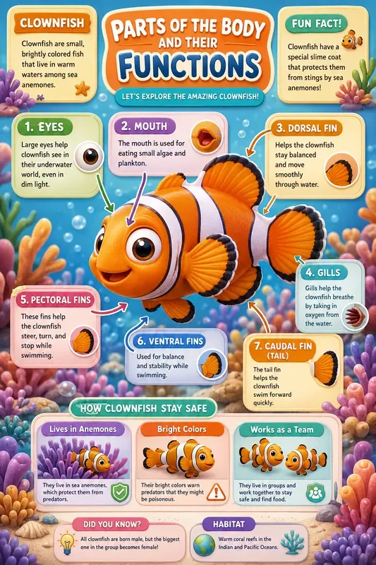Cute Ocean Animal Infographics