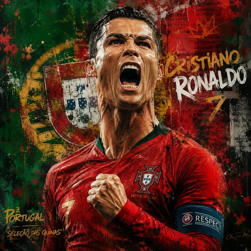 Legendary Football Icons Art