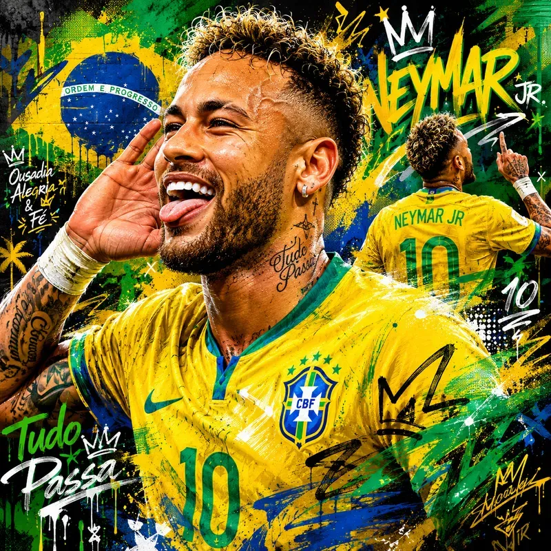 Legendary Football Icons Art