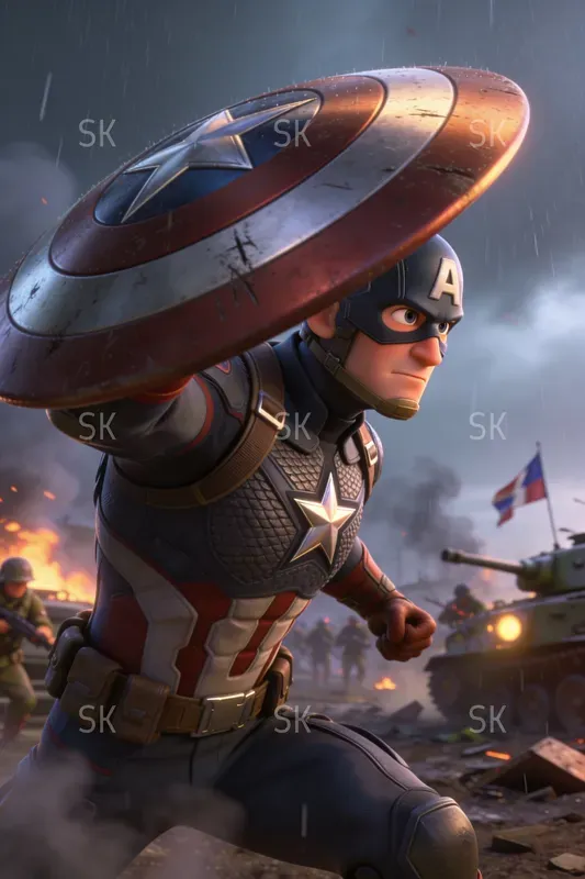 Cinematic 3d Animated Comic Characters