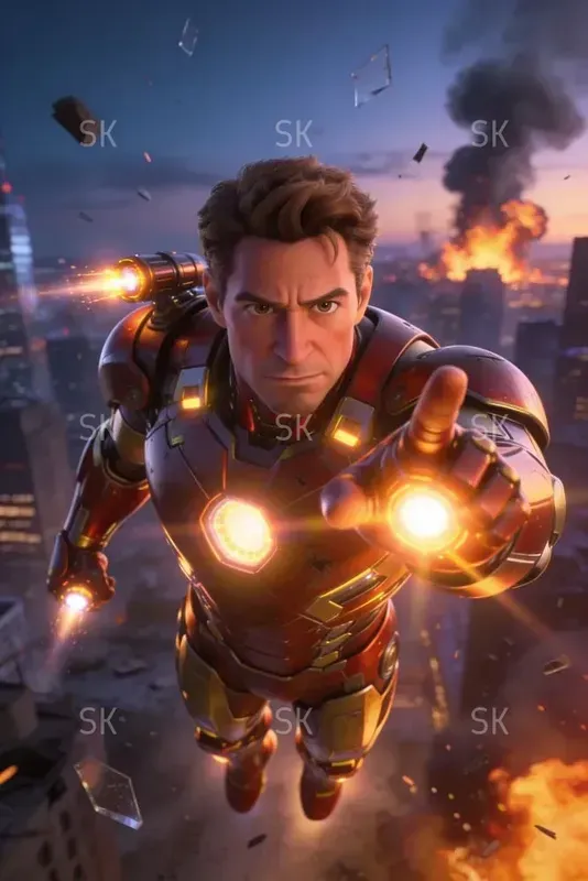 Cinematic 3d Animated Comic Characters