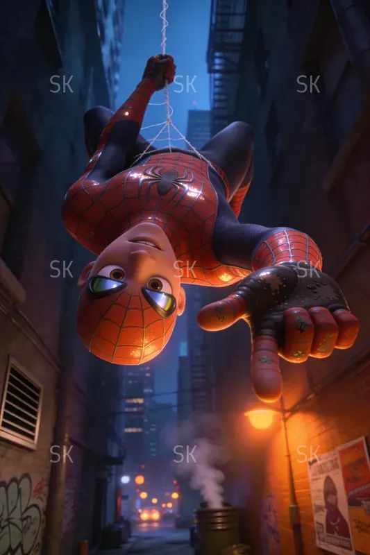 Cinematic 3d Animated Comic Characters