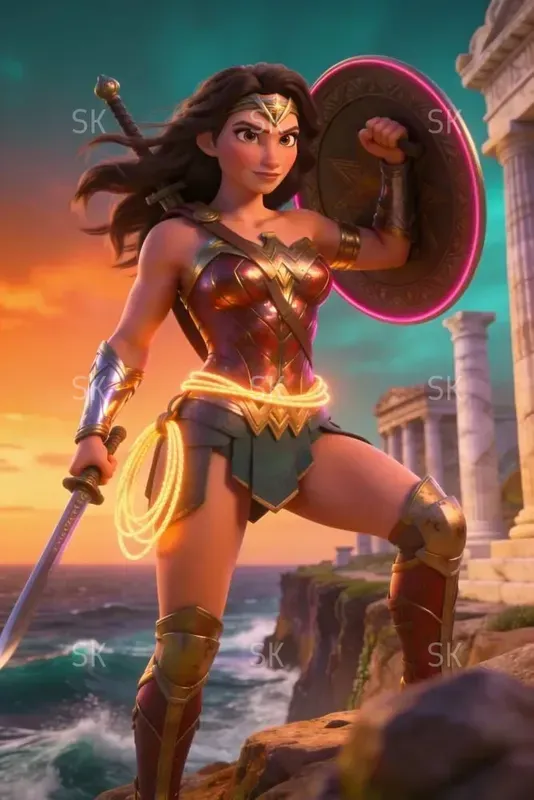 Cinematic 3d Animated Comic Characters