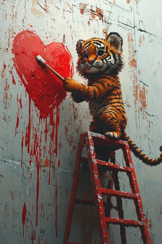 Graffiti Heart Painters