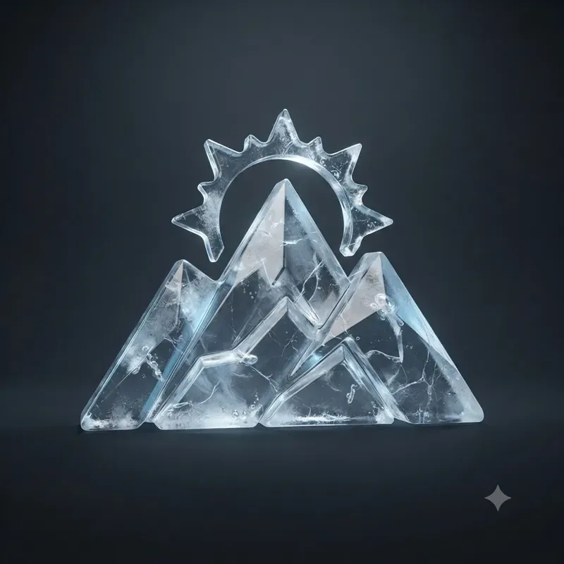 3D Ice Logos Realistic