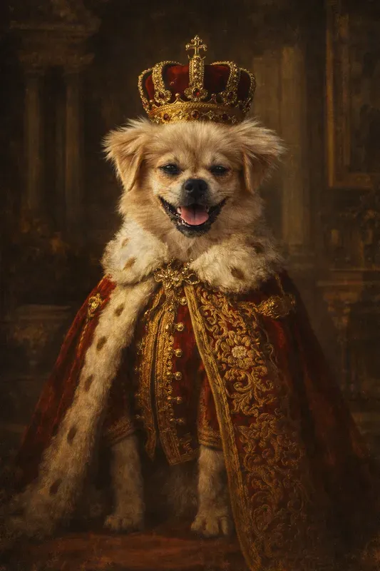 Custom Royal Pet Portraits