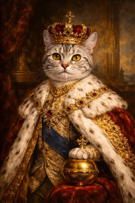 Custom Royal Pet Portraits