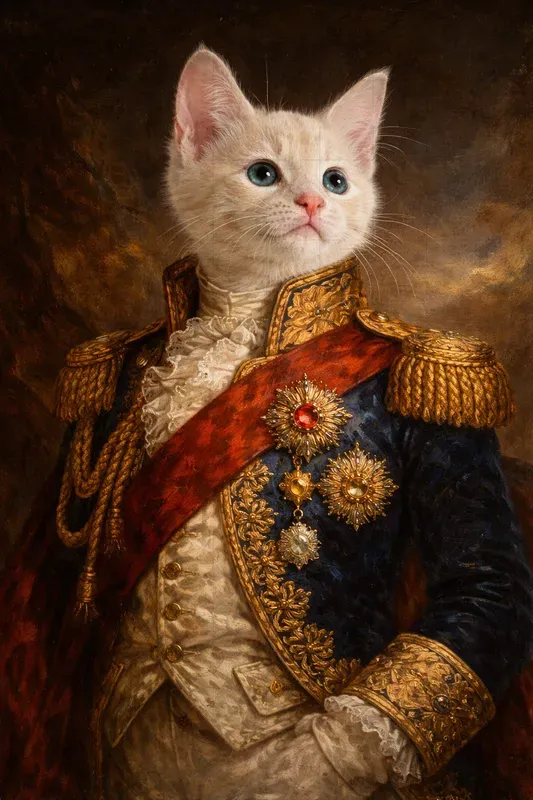 Custom Royal Pet Portraits
