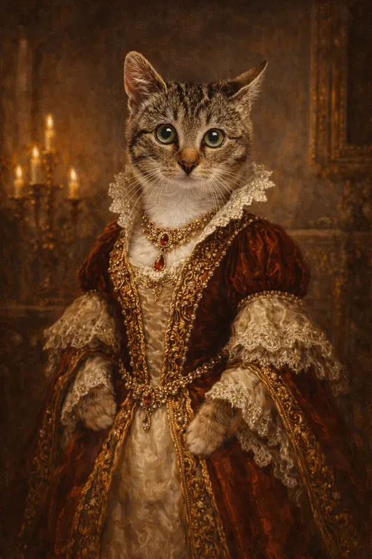 Custom Royal Pet Portraits