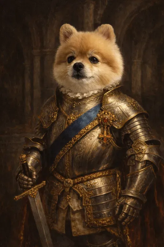 Custom Royal Pet Portraits