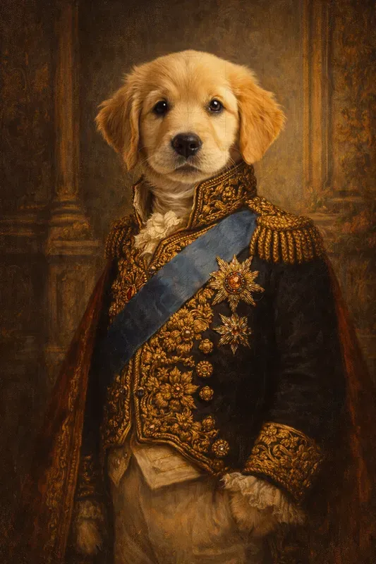 Custom Royal Pet Portraits