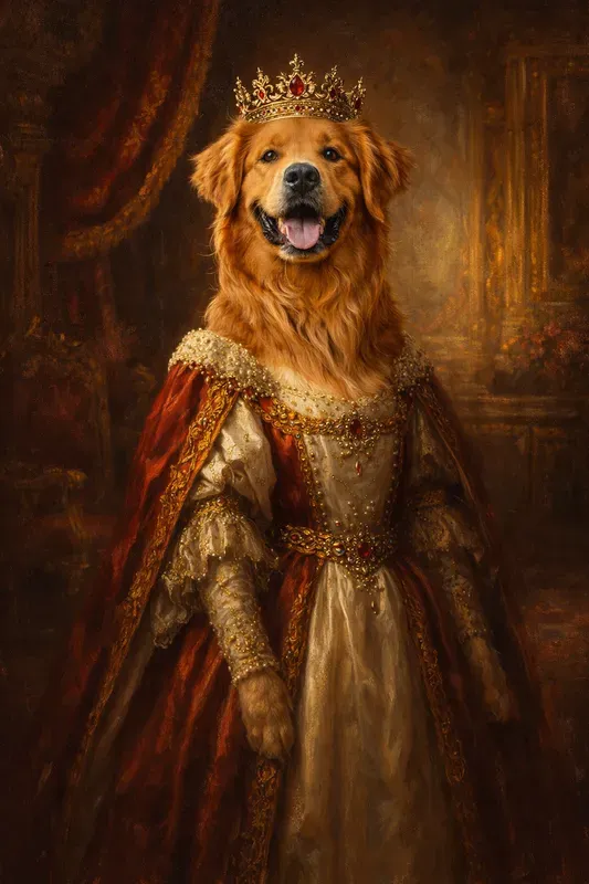 Custom Royal Pet Portraits