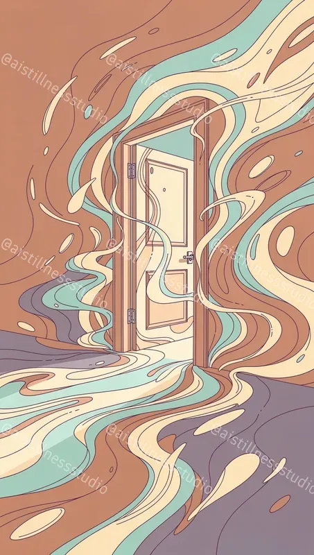 Liquid Psychedelic Line Illustrations