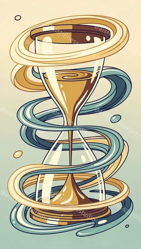 Liquid Psychedelic Line Illustrations