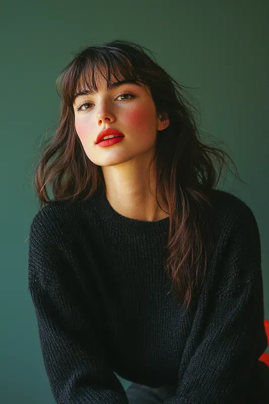Realistic Minimal Studio Portrait Photos