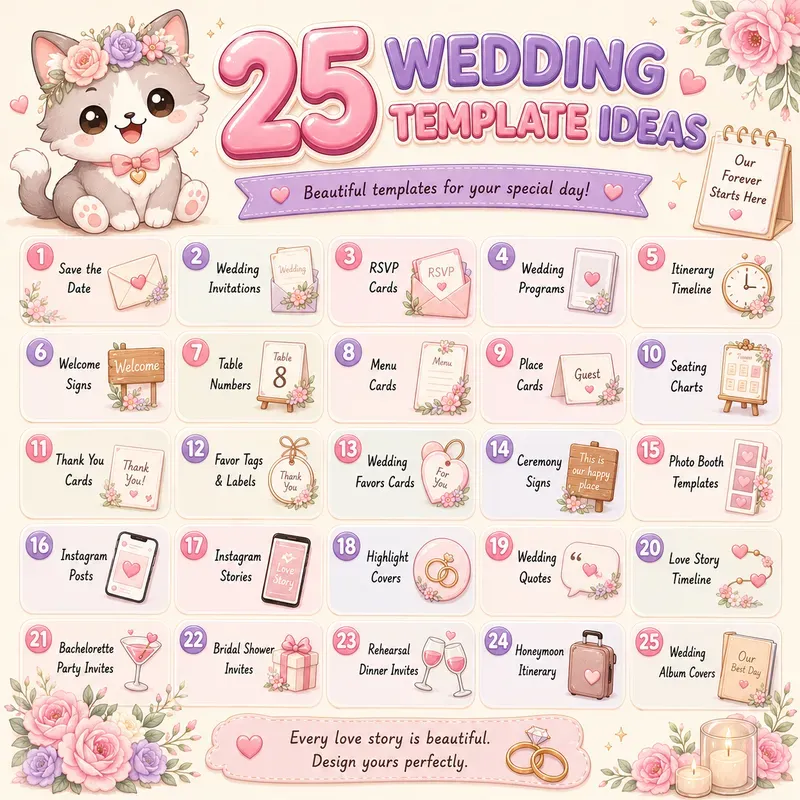 Cute Pastel Infographic Packs
