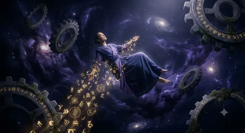 Jungian Dream Void Falling Art