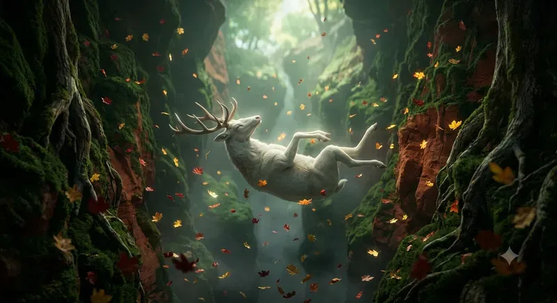 Jungian Dream Void Falling Art