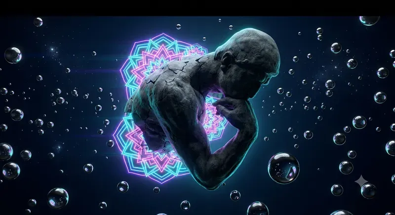 Jungian Dream Void Falling Art