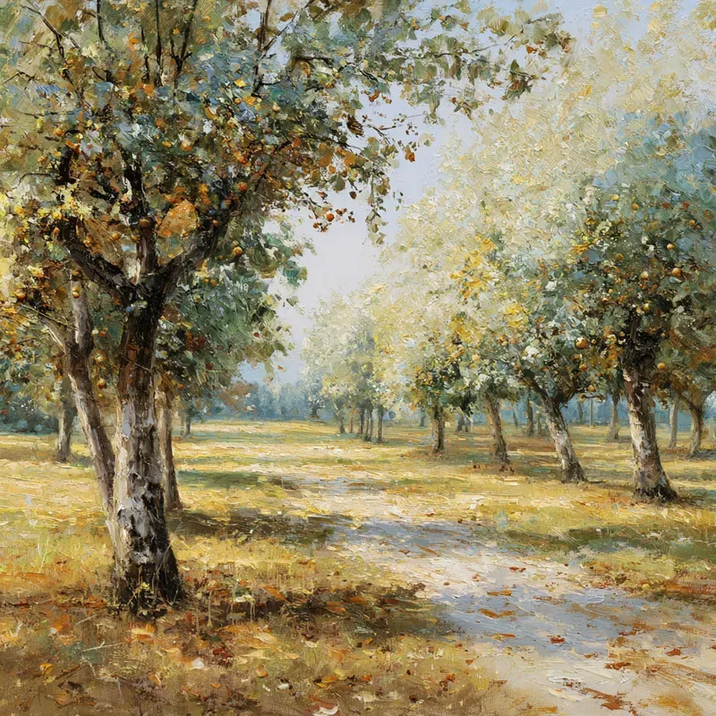 Detailed Vintage Oil Painting Landscapes