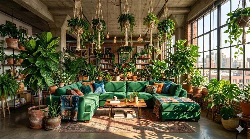 Maximalist Urban Jungle Interior Masters