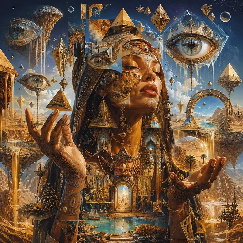 Surreal Dreamscape Portraits
