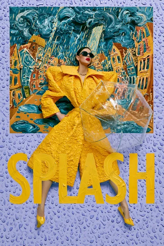 Painted Paper Diorama Poster Art