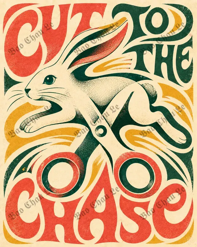 Retro Rebus Fusion Posters