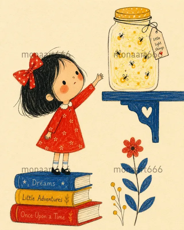 Whimsical Cozy Chibi Illustrations