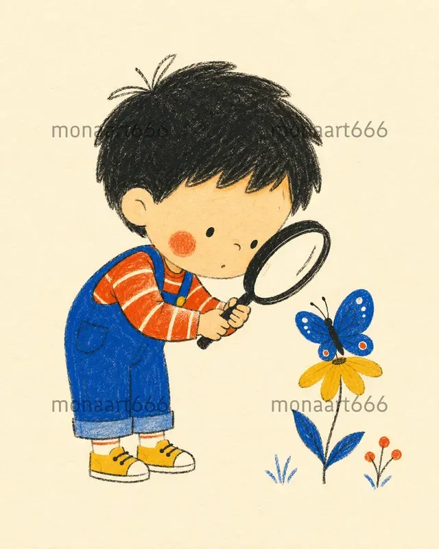 Whimsical Cozy Chibi Illustrations