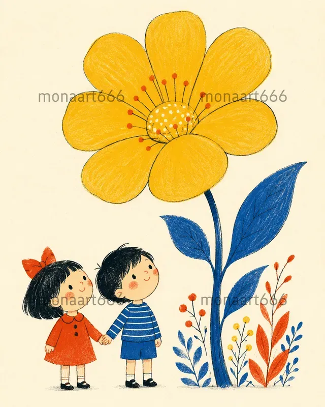 Whimsical Cozy Chibi Illustrations