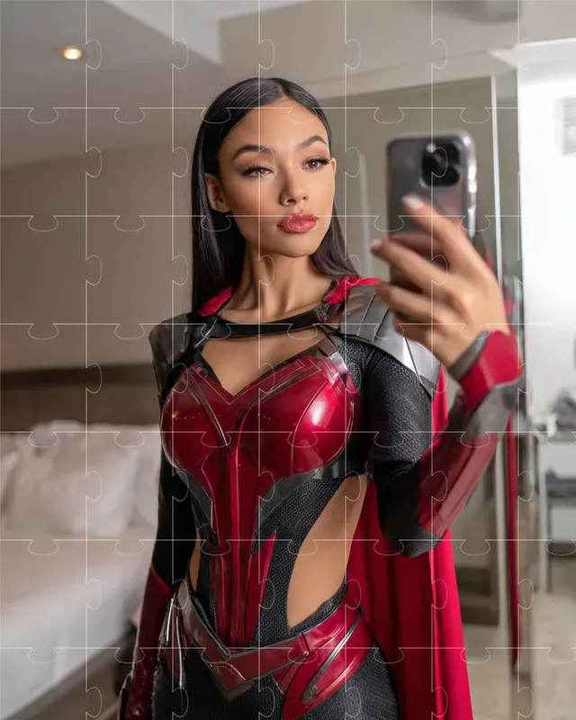 Influencer Cosplay Mirror Selfies