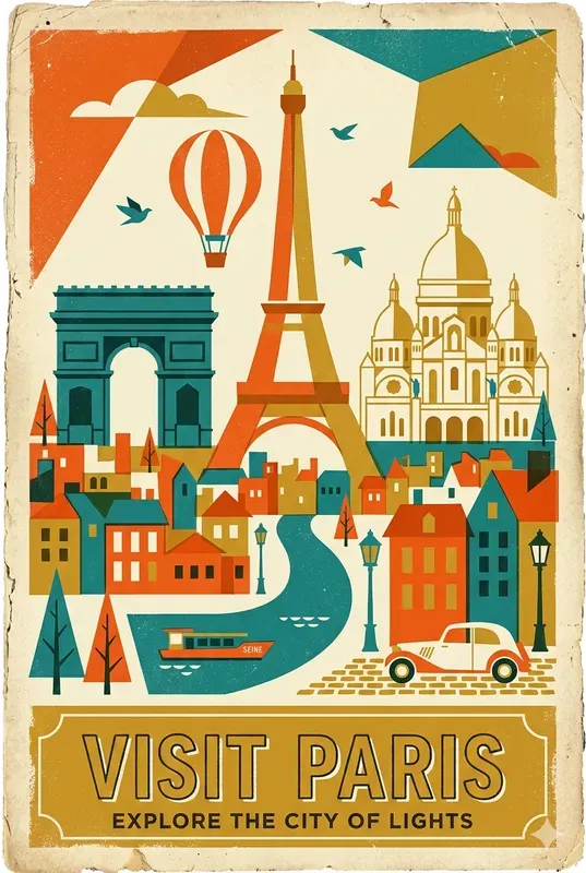 Retro Travel Posters