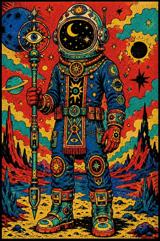Vintage Psychedelic Comic Art