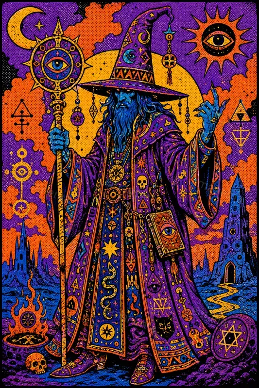 Vintage Psychedelic Comic Art